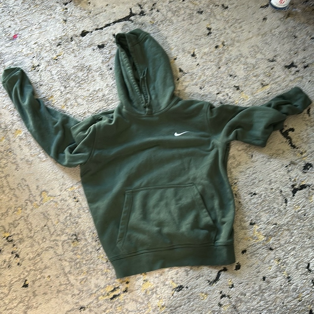 GREEN NIKE HOODIE
